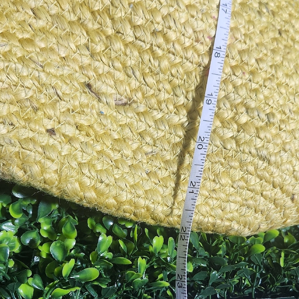 Yellow Woven Tote Bag - Picture 12 of 16